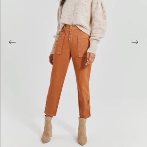 Something Navy Rust Straight Leg Pants